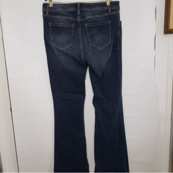 Torrid Luxe Slim Boot Jean -Super Stretch Mid Rise Medium Wash Size 12R - Picture 4 of 16